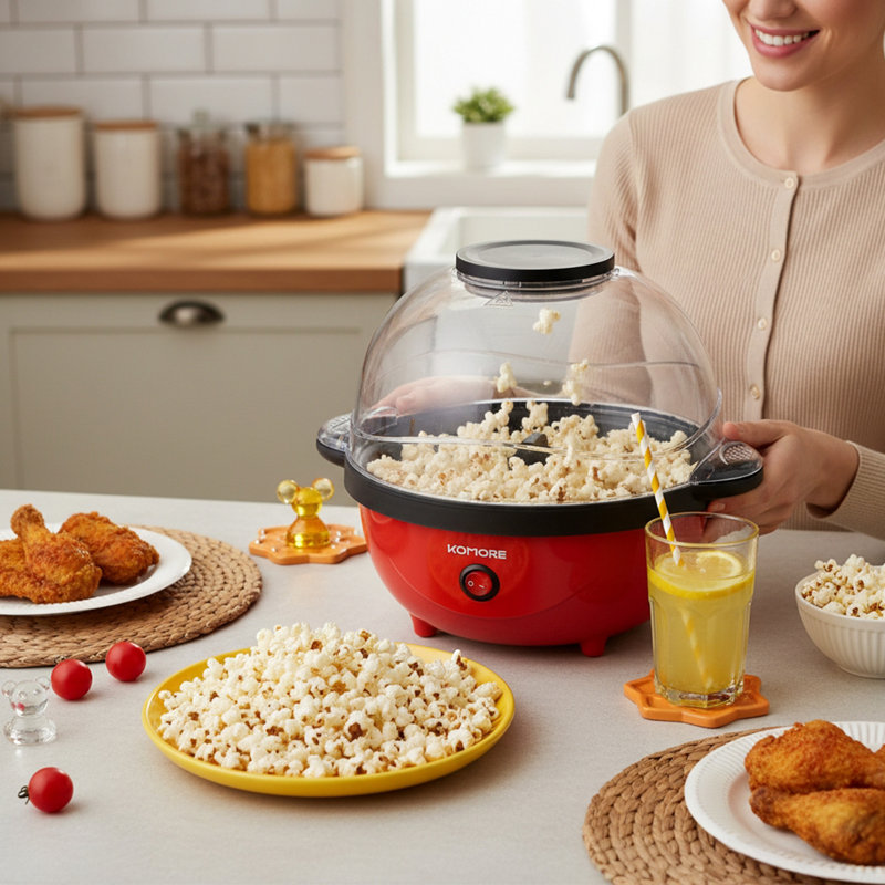 Living And Home Hot Air Popcorn Popper