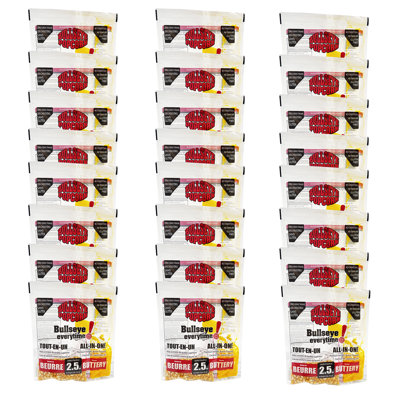 Maïs soufflé Bullsyes - boîte de 24 portions pré-emballées de maïs soufflé - 2,5 oz