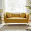 Belice 164cm W 2 Seater Chenille Tufted Sofa with Two Throw Pillows-556095623