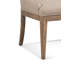 Chaise d'appoint en bois massif Alsip Linen