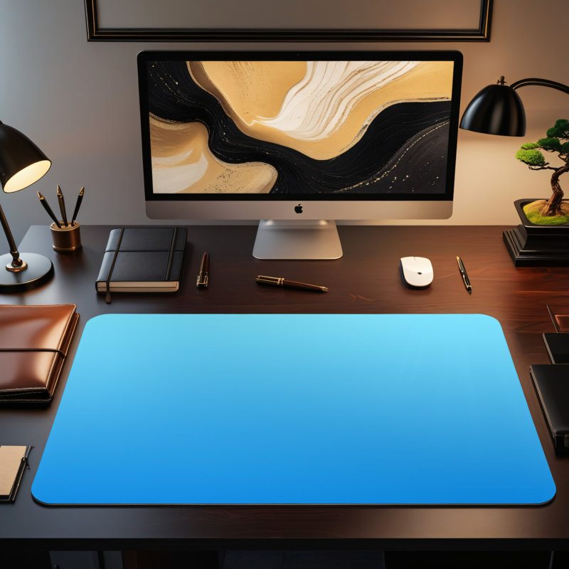 Polyester Desk Pad, 14.4x12.1