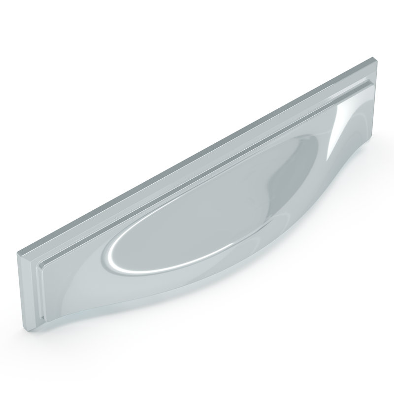 Ensemble de poignées coupelles Dover Collection, Chrome