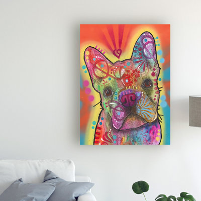« cardiaque parlant », reproduction d’impression sur toile tendue