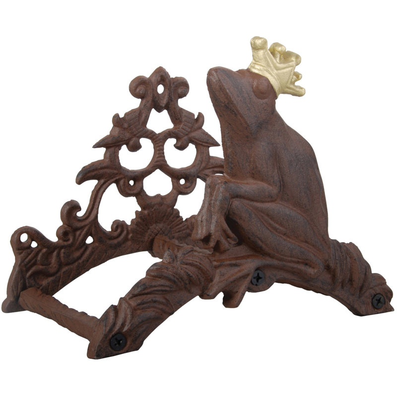 Frog King Hose Holder (Antique Rust)