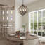Luminaire suspendu rustique 6 lumières Farmhouse Chandelier