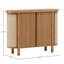 Elara 36" Tall 2-Door Sideboard Cabinet, Natural
