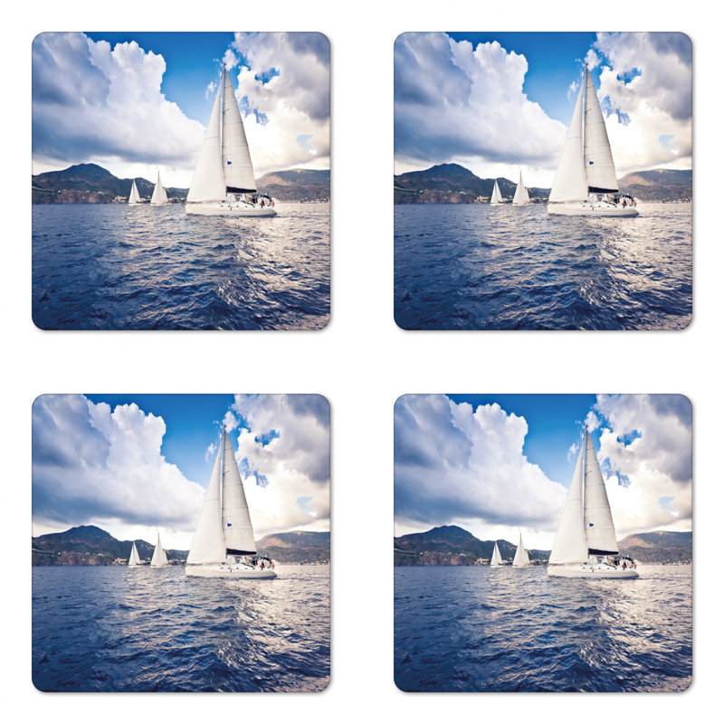 Square 4 Piece Coaster Set