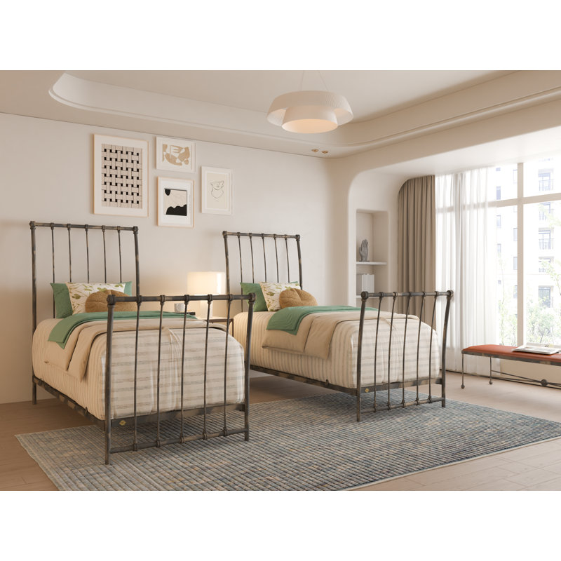 142 Altro Bed | Complete Sleigh, Twin, Appomattox