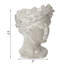 Jardinière en ciment de style grec - Décoration de jardin intérieur et extérieur, P 7 po x 11 po