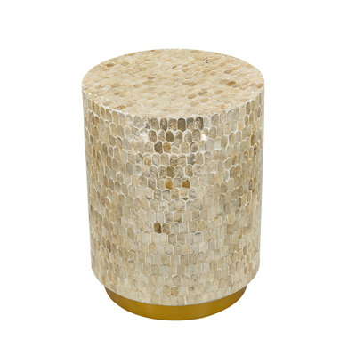 14X14x18" Cylindrical Accent Stool
