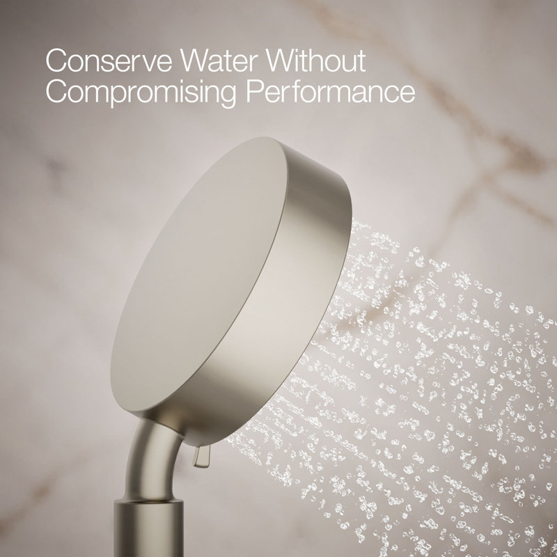 Purist® 2.5 GPM Multifunction Handheld Shower Head with Katalyst Air-Induction Technology, Vibrant Brushed Nickel