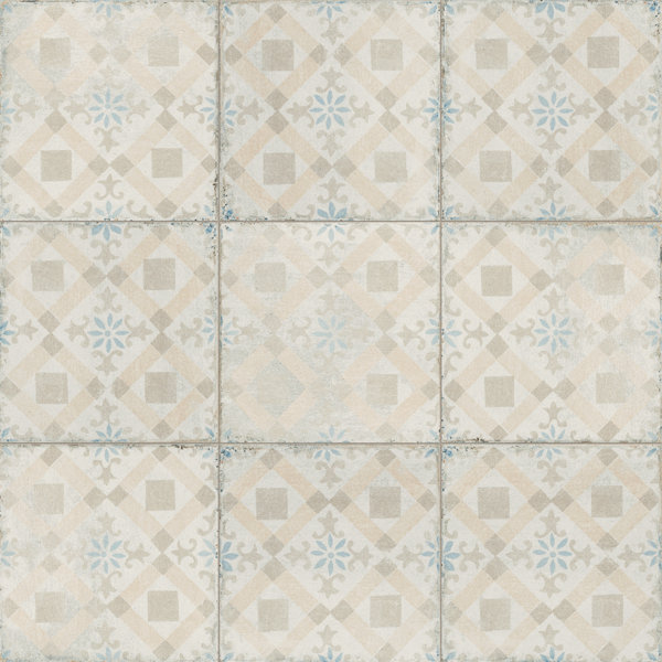 Barcelona 6" x 6" Porcelain Patterned Wall & Floor Tile