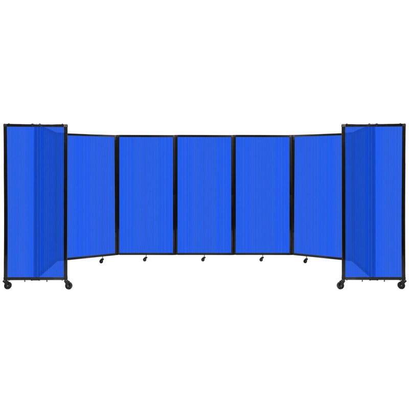 Cloison murale en polycarbonate 360, H 72 po x l 234 po, Rouge