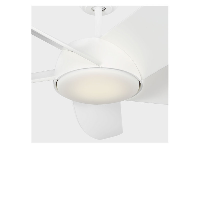 Ventilateur de plafond à DEL Arkdale Smart 52, Blanc mat, Blanc mat