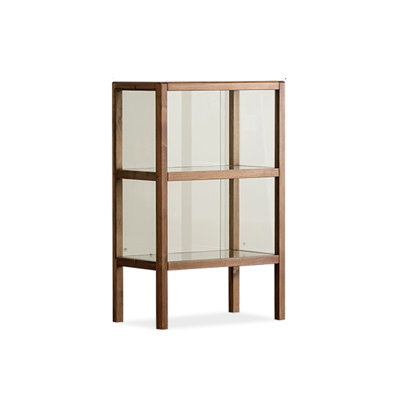 Brown Solid  Wood Display Cases