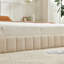 Lit plateforme rembourré Coletti avec coffre de rangement et sommier à lattes en bois, robuste et silencieux, montage facile, beige-74193535-74193533