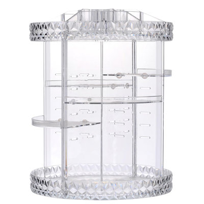Crystil Plastic Makeup Organiser