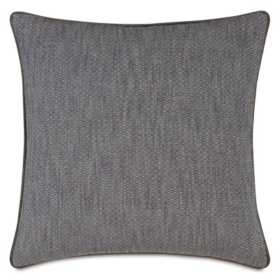 River Herringbone Decorative Pillow