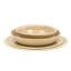 Gibson Home Casper Court 16-Piece Melamine Dinnerware Set –  Reactive Glaze Look - Service for 4 - Beige-115613473