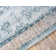 Tapis bleu clair / beige Padang Sidempuan