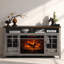 Meuble télé 55 po avec foyer Levertis, foyer KD Inserts, console Farmhouse-1111949373