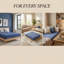 Matelas 12 po avec ressorts ensachés et mousse à mémoire de forme, bleu et multicolore-709835747-710399229