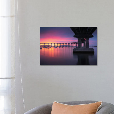 Coronado Bridge III by Moises Levy - Wrapped Canvas Print