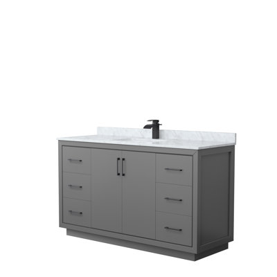 Icon 60" Single Bathroom Vanity Set