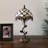 Tiffany Table Lamp Beige Stained Glass Crystal Beans LED Bulb Included  8"W*8"D*16"H
