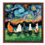 Starry Cats by Aja Trier - Painting-926027233-917107828