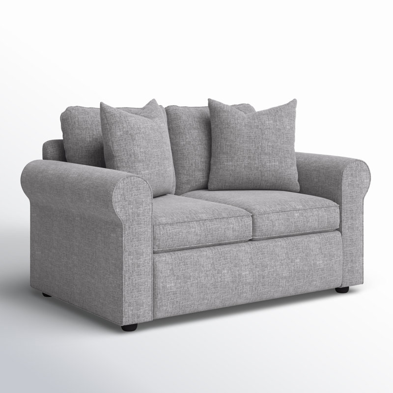 Warrington Upholstered 60'' Loveseat, Zuma Pumice Textured Linen