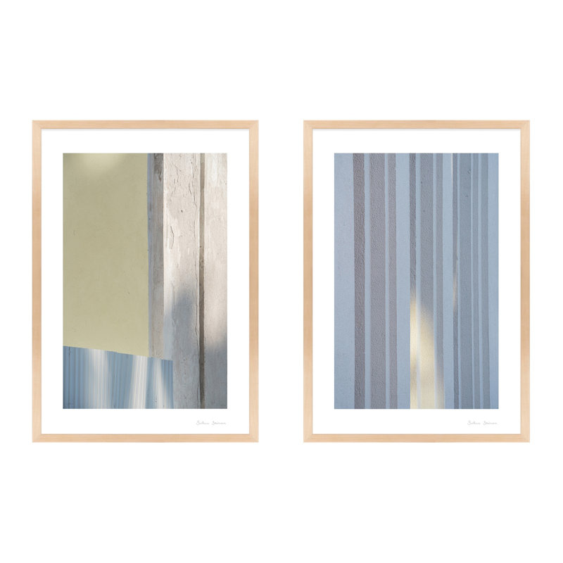 Sun And Concrete Print by Svetlana Smirnova, 30" H x 21" W x 1.25" D, Maple Framed