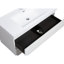 Meuble-lavabo flottant de 42 po avec lavabo. Moderne. Lavabo en résine. 2 tiroirs à fermeture en douceur. Lavabo blanc brillant. Armoire. Mobilier de comptoir