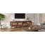 TV Cabinet Unfinished TV Stand for TVs up to 88" with Fireplace Included