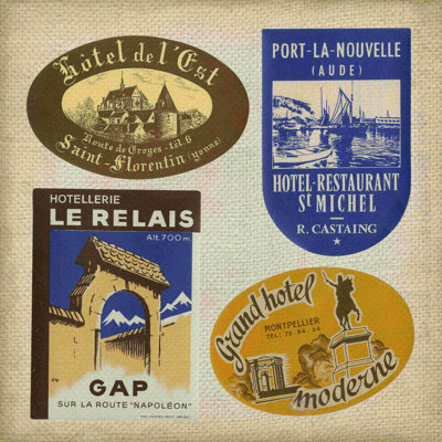 Collage de voyage rétro II
