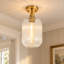 Glass Semi Flush Mount