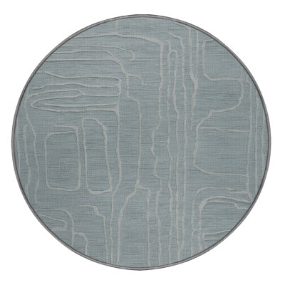 Tapis abstrait gris lavable à la machine