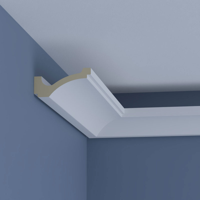 Arlene 6.5" Wide Unfinished Polyurethane Crown Moulding