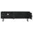 Manaya Charcoal Black 2-Door TV Stand