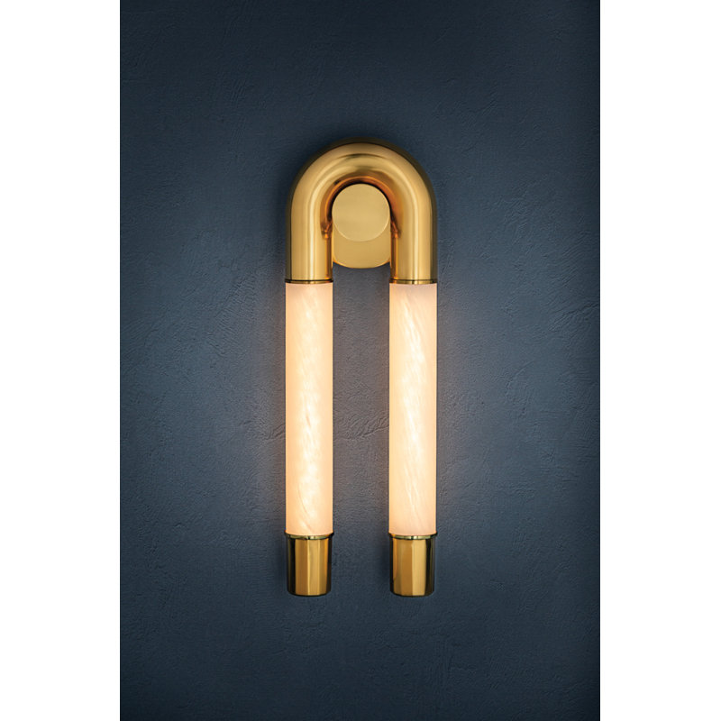 Zeme 2 Light Integrated LED Wall Sconce by Noz Nozawa for Corbett Lighting