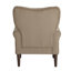Fauteuil en velours rembourré avec dossier capitonné-691396638