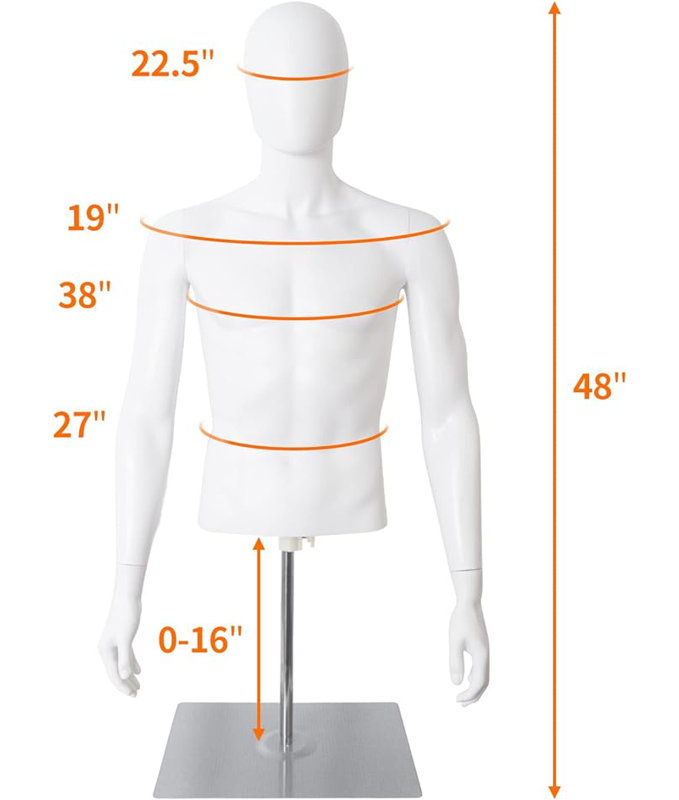 SHAREWIN Dress Form, White