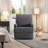Norvis 29.5" Wide  Modern Refined Linen Upholstered Standard Manual Recliner-547020370