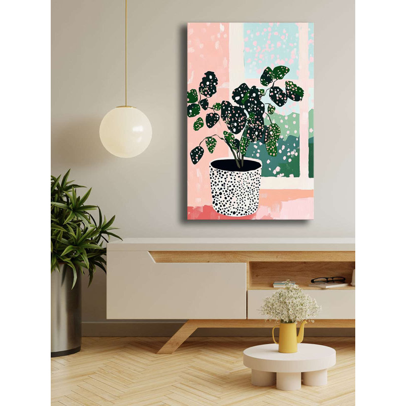Peinture décorative sur toile, H 27,56 po x l 17,72 po