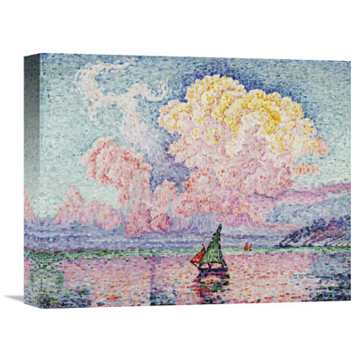 " Pink Clouds, Antibes " by Paul Signac