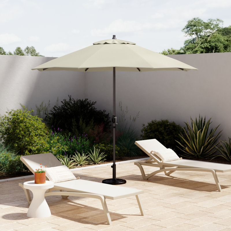 Mira 9' Market Sunbrella® Umbrella, Canvas Canvas Sunbrella® Canvas