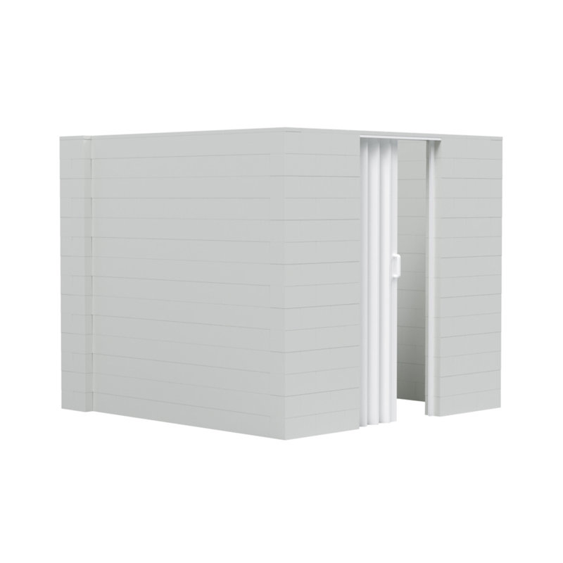Ensemble de chambre en U Everblock, H 84 po x l 72 po x P 72 po, Blanc