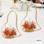 Panier en métal pour fille avec fleur