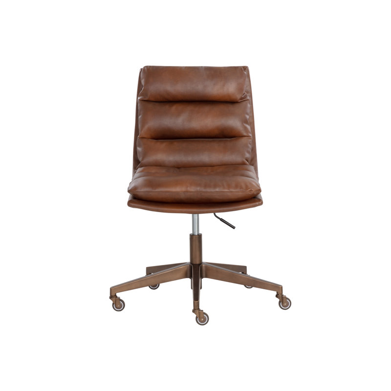 Gwenan Swivel Side Chair, Brown