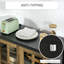 Buffet de cuisine avec portes en verre-75041346